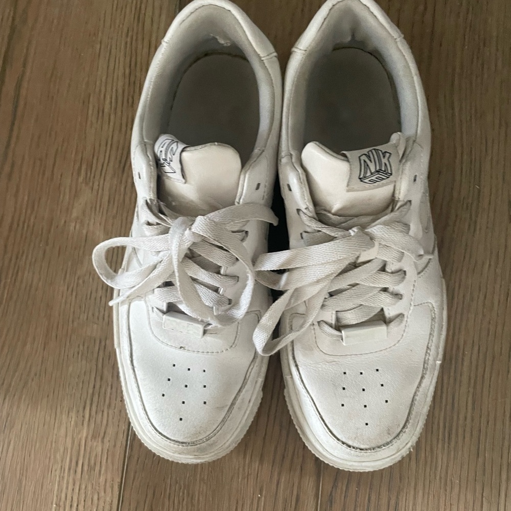 Nike air force 1 pixel low white trainers - Picture 2 of 6